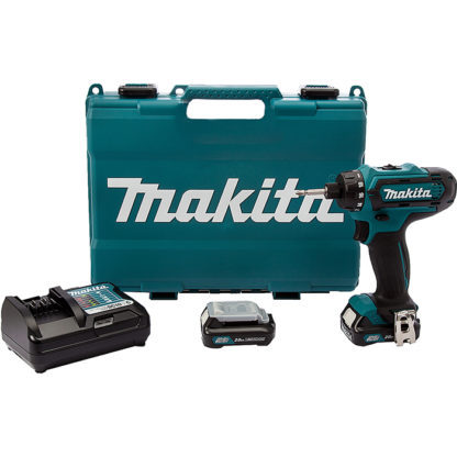 Аккумуляторная 2-х скоростная дрель-шуруповерт Makita DF033DWAE (12V, 2x2.0Ah, Li-Ion)