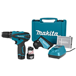 Аккумуляторная 2-х скоростная дрель-шуруповерт Makita DF330DWE (10.8V, 2x1.3Аh, Li-Ion)